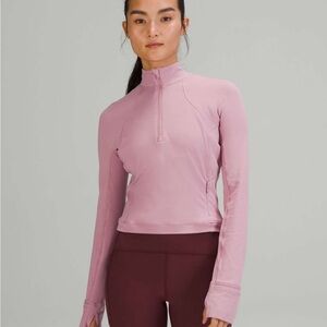 Lululemon Its Rulu Run Cropped Half-Zip